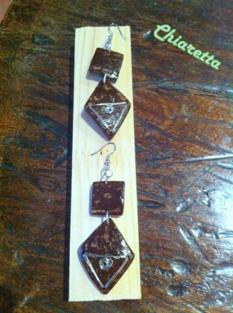 Orecchini in cocco